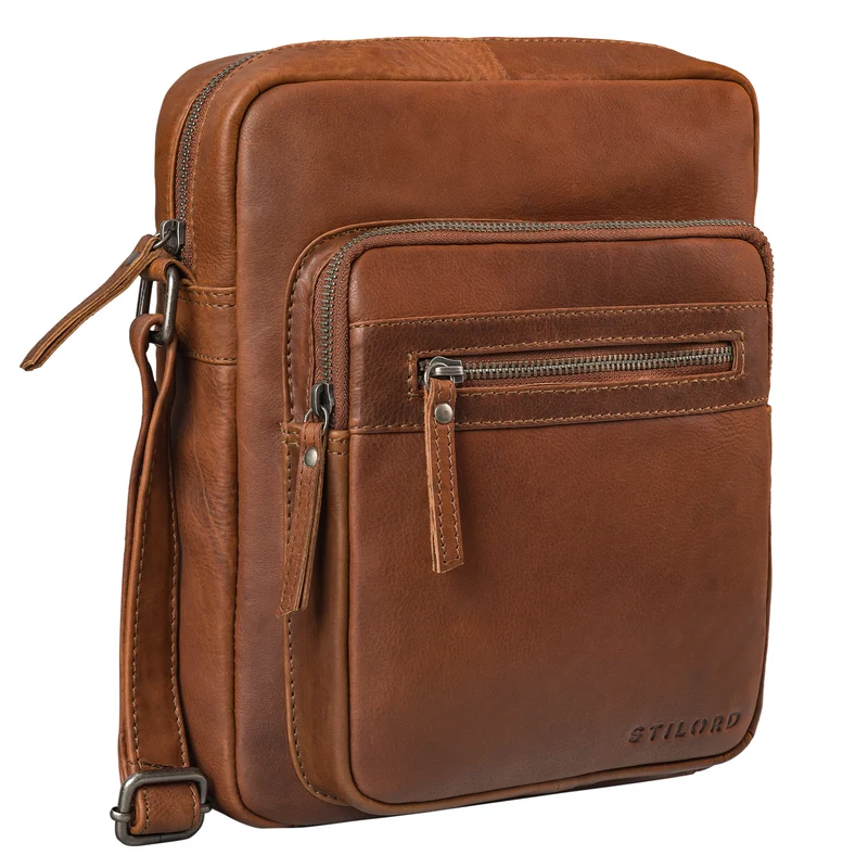 "Ringo" Leder Umhängetasche Herren Schultertasche