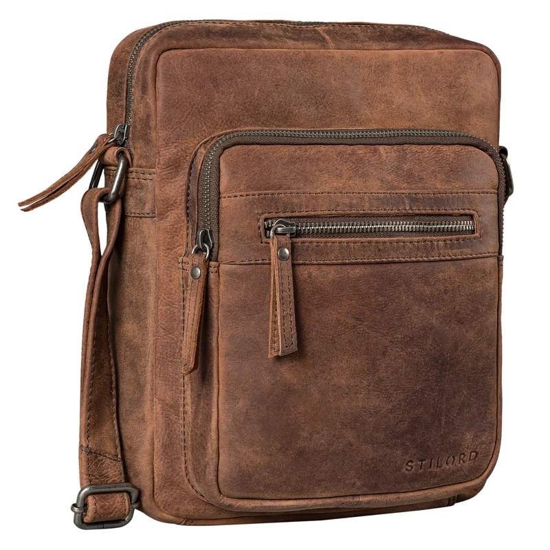 "Ringo" Leder Umhängetasche Herren Schultertasche