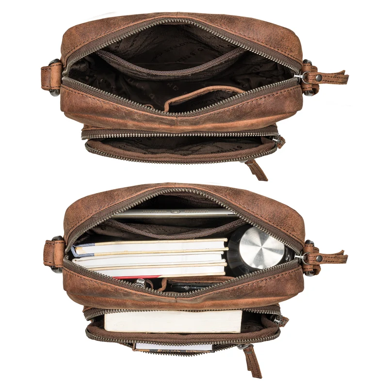 "Ringo" Leder Umhängetasche Herren Schultertasche