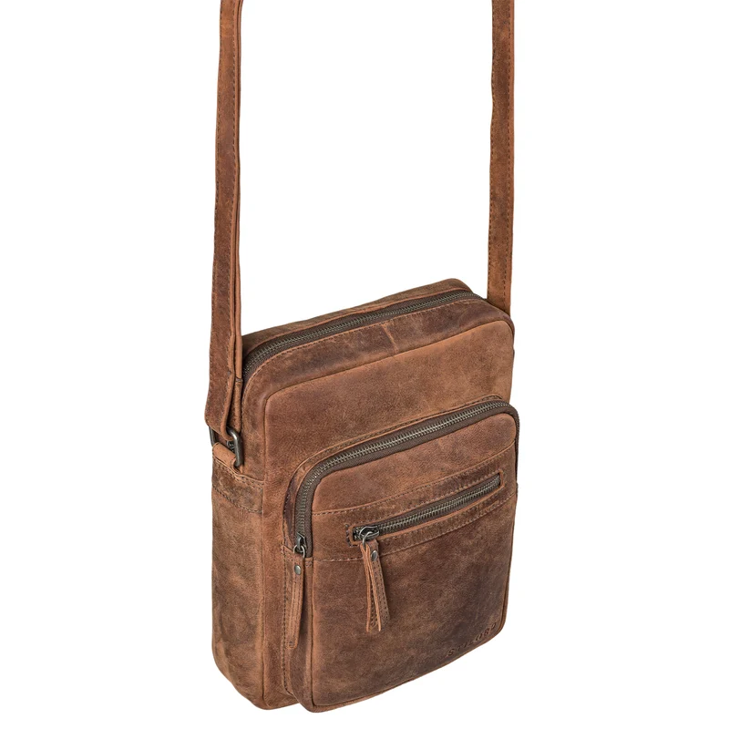 "Ringo" Leder Umhängetasche Herren Schultertasche