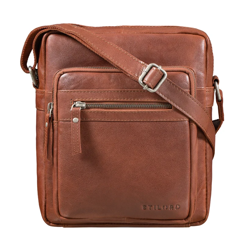 "Ringo" Leder Umhängetasche Herren Schultertasche