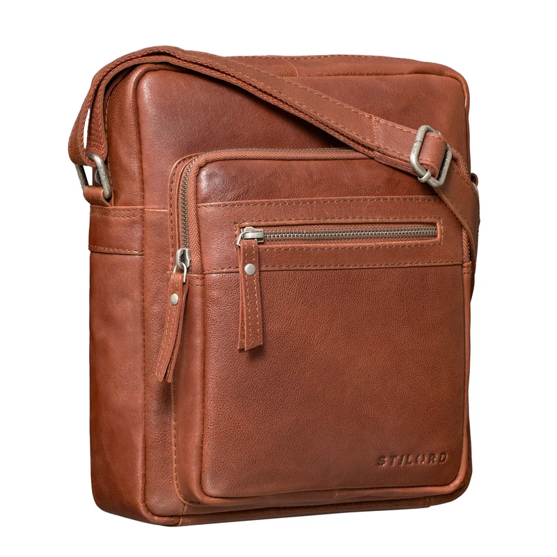 "Ringo" Leder Umhängetasche Herren Schultertasche