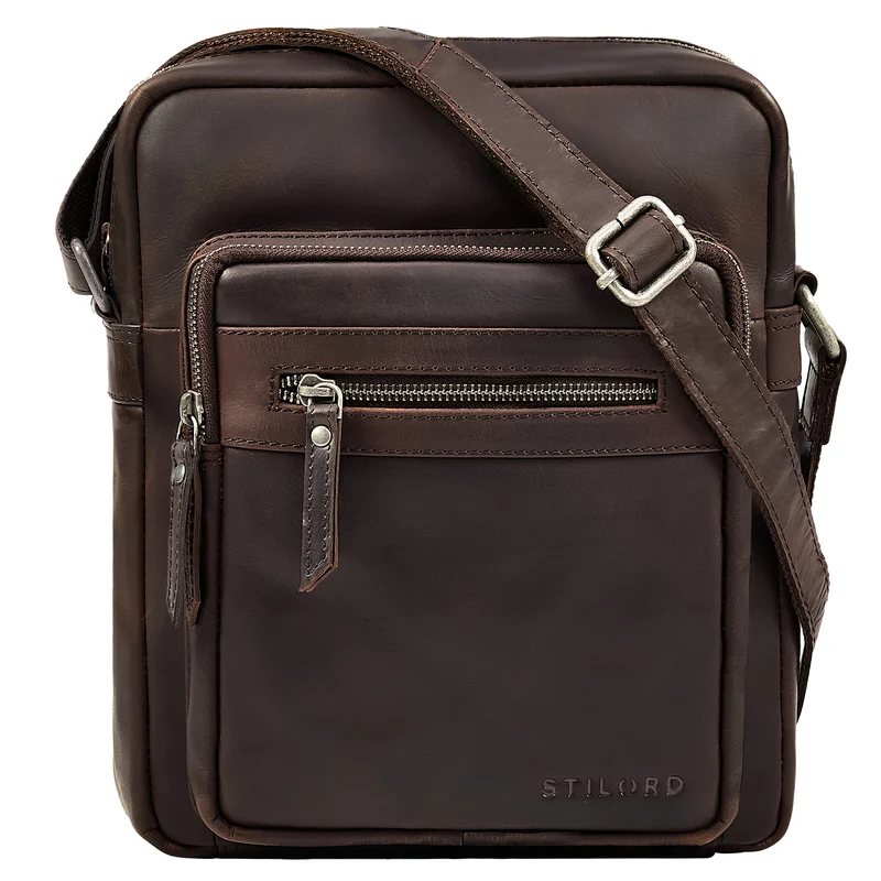 "Ringo" Leder Umhängetasche Herren Schultertasche