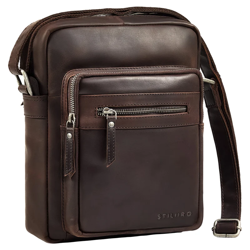 "Ringo" Leder Umhängetasche Herren Schultertasche