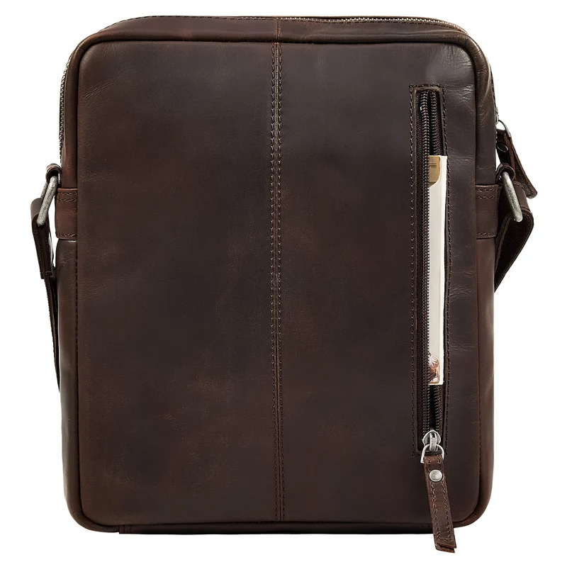 "Ringo" Leder Umhängetasche Herren Schultertasche
