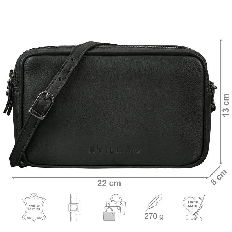 "Pam" Umhängetasche Leder Damen Klein