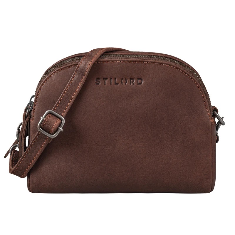 "Mikasa" Kleine Umhängetasche Damen Leder Elegante Crossbody Bag