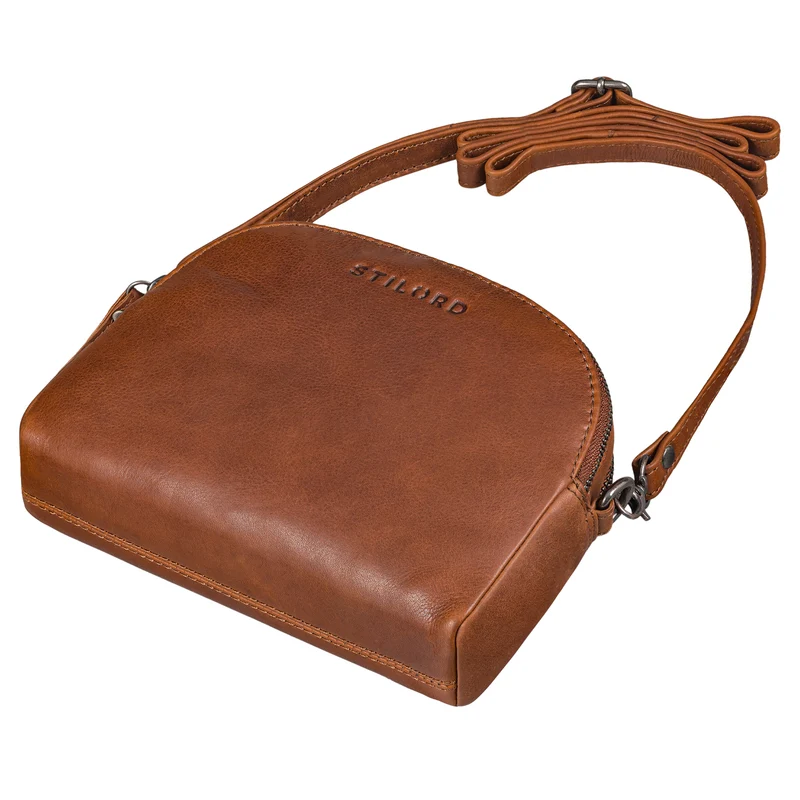 "Mikasa" Kleine Umhängetasche Damen Leder Elegante Crossbody Bag