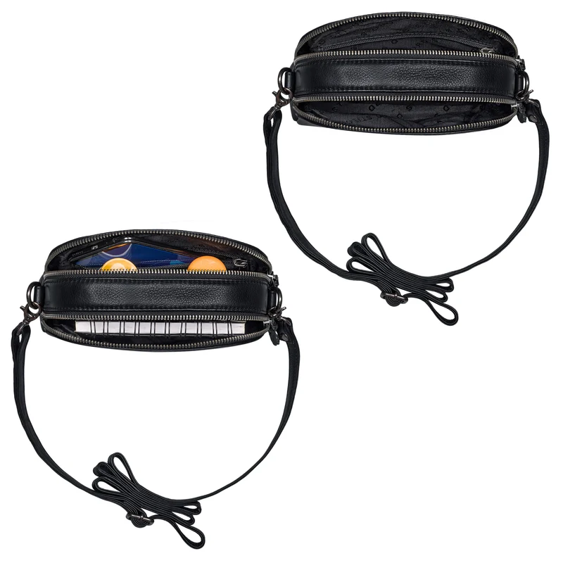 "Mikasa" Kleine Umhängetasche Damen Leder Elegante Crossbody Bag