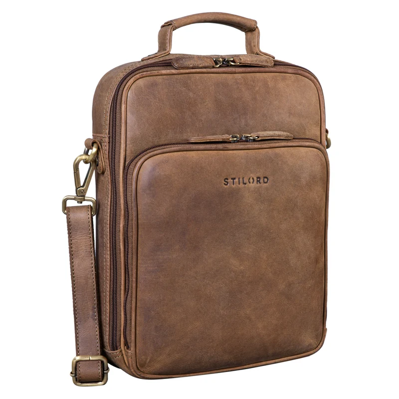 STILORD B-WARE "Can" Männer Tasche Leder groß