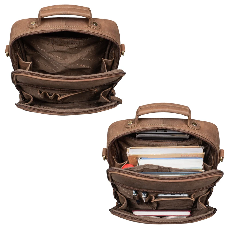 STILORD B-WARE "Can" Männer Tasche Leder groß