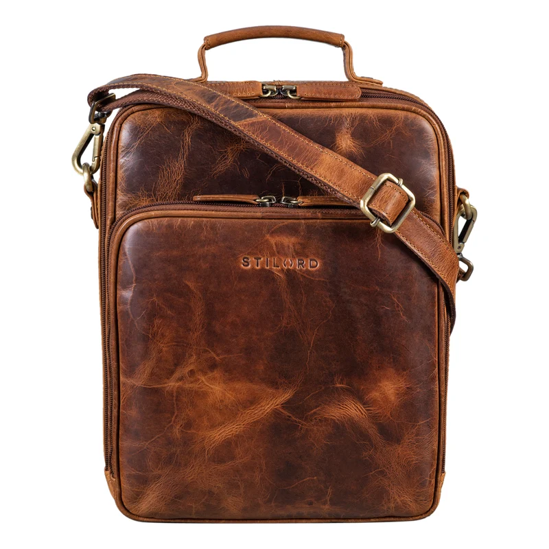 STILORD B-WARE "Can" Männer Tasche Leder groß