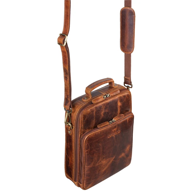 STILORD B-WARE "Can" Männer Tasche Leder groß