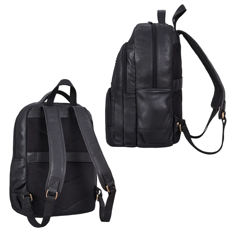 "Pierre" Leder Business Rucksack Damen und Herren