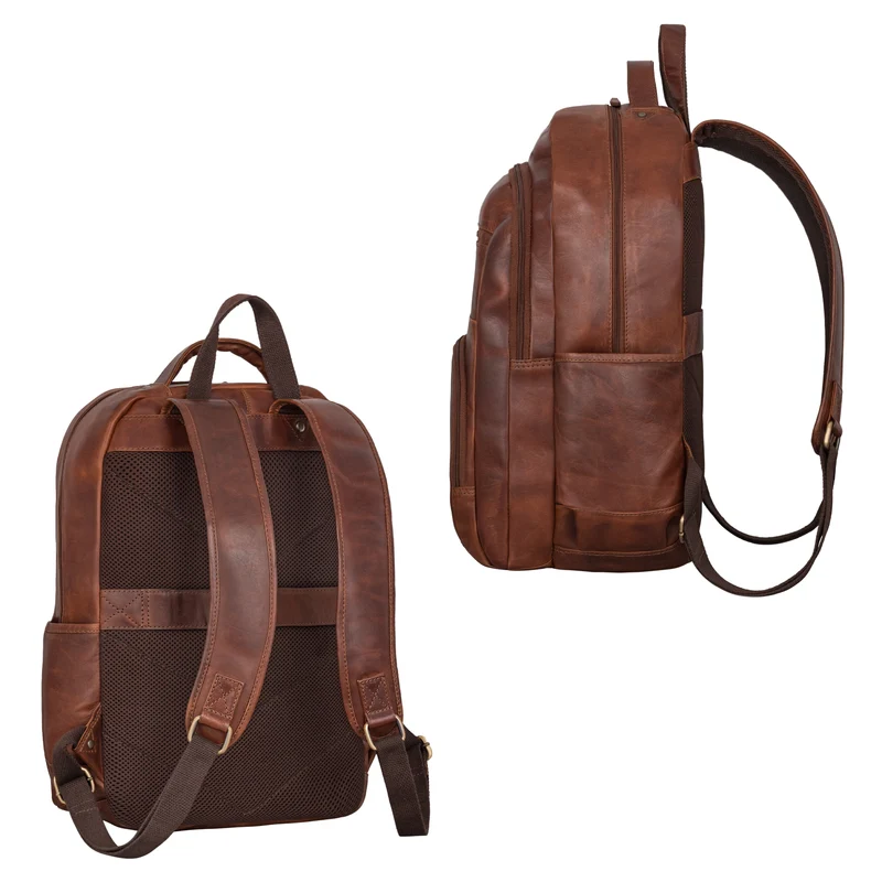"Pierre" Leder Business Rucksack Damen und Herren