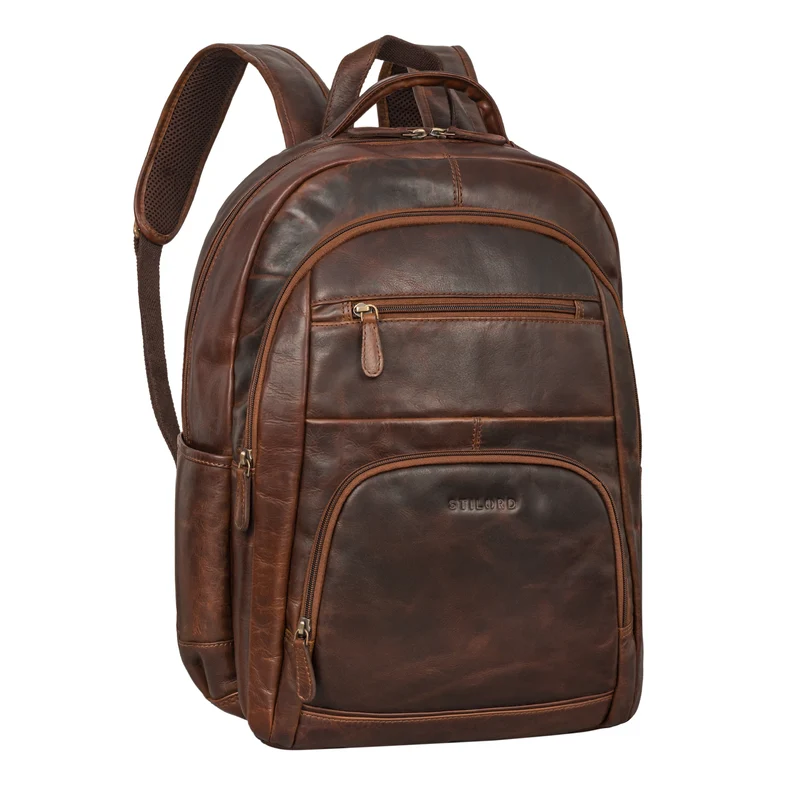 "Pierre" Leder Business Rucksack Damen und Herren