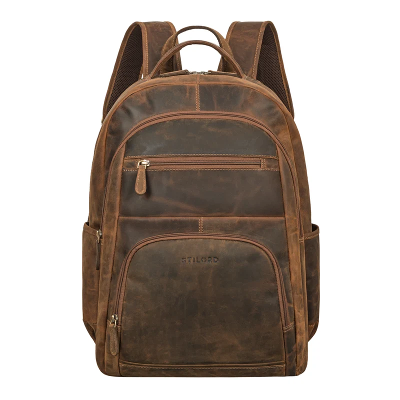 "Pierre" Leder Business Rucksack Damen und Herren