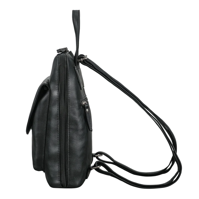 "Bernice" Eleganter Rucksack Damen Leder Tagesrucksack