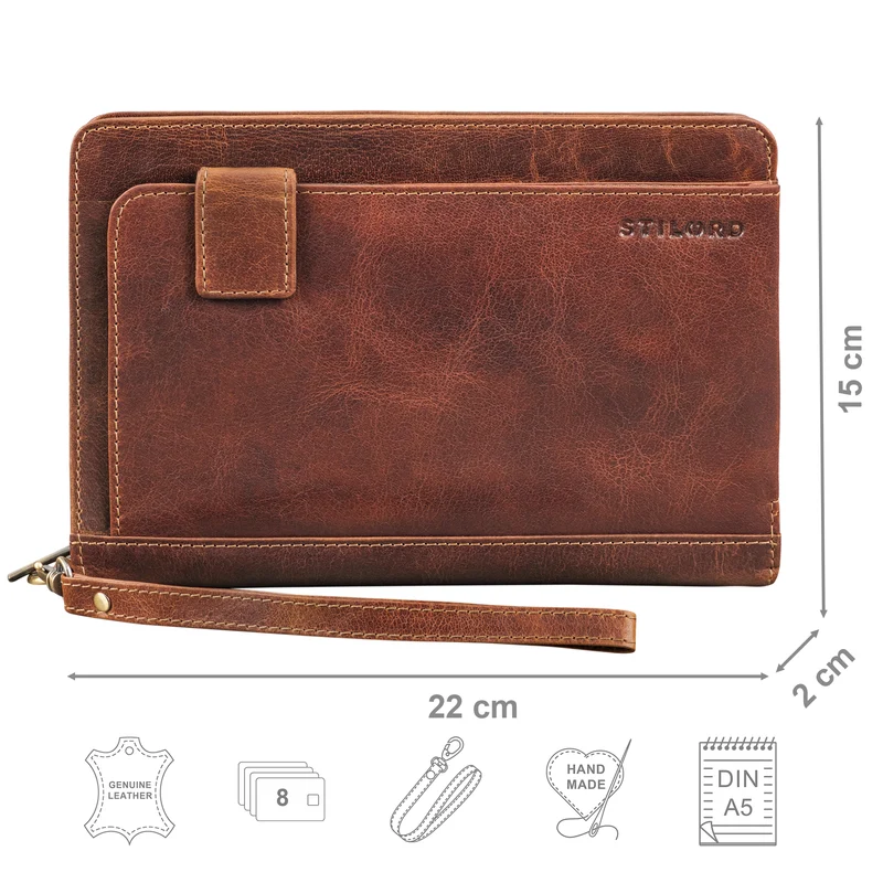 "Momo" Kleiner Organizer Leder DIN A6