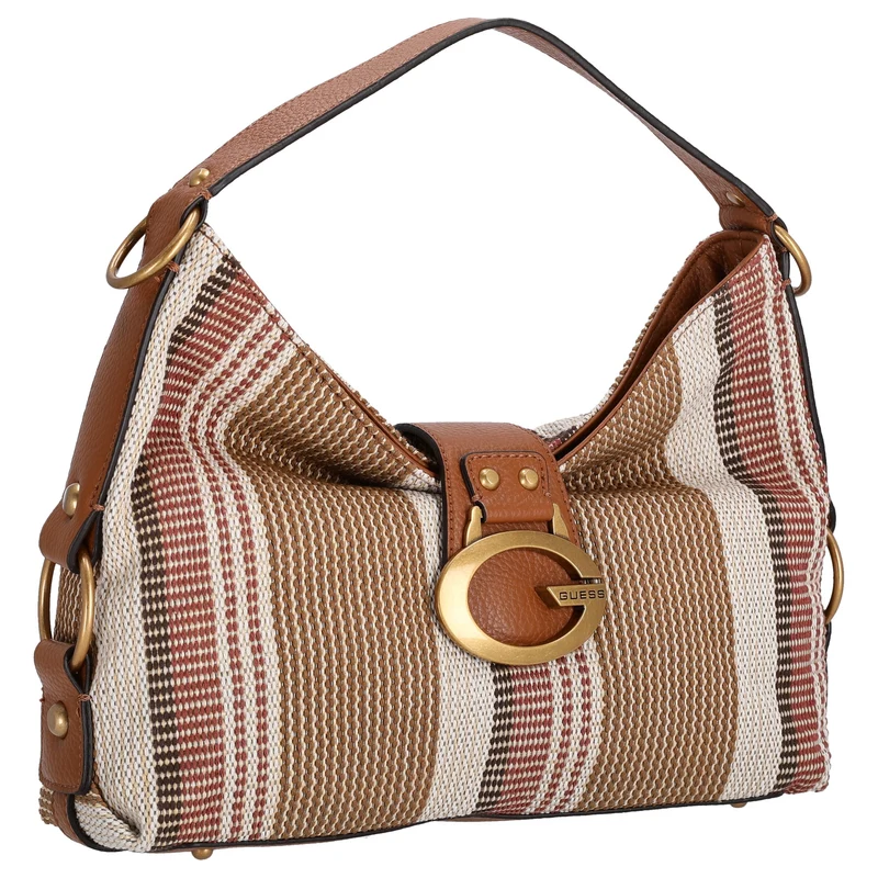 Guess Camden - Schultertasche 34.5 cm (cognac multi)