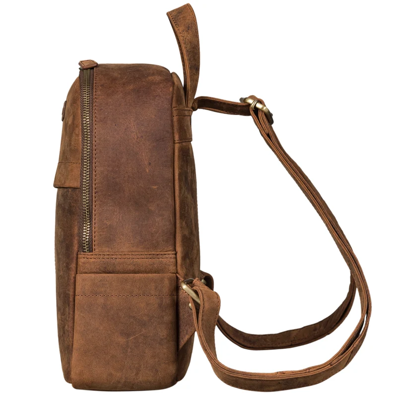 "Klara" Raffinierter Rucksack Damen Leder Klein