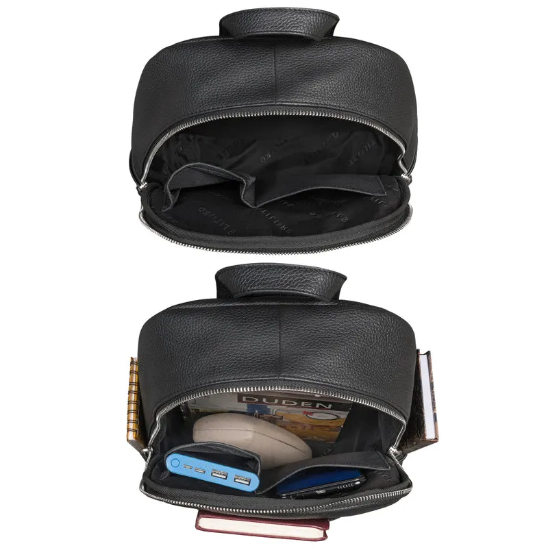 "Klara" Raffinierter Rucksack Damen Leder Klein