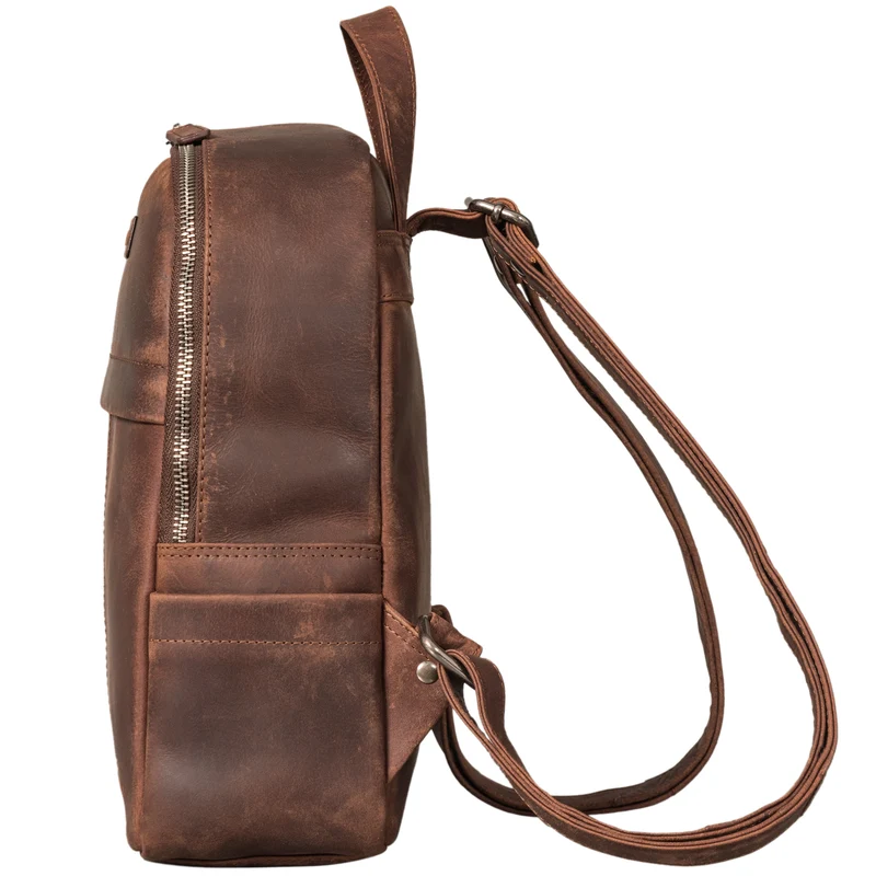 "Klara" Raffinierter Rucksack Damen Leder Klein