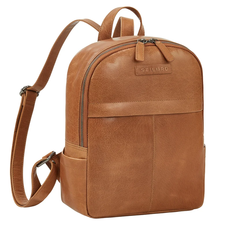 "Klara" Raffinierter Rucksack Damen Leder Klein