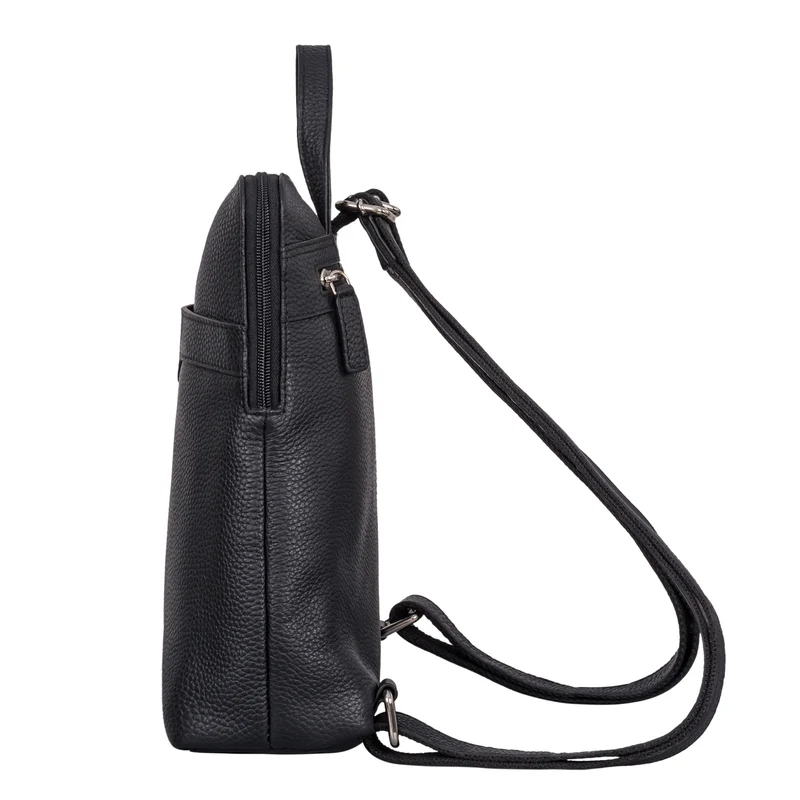 "Heidi" Eleganter Lederrucksack Damen Echtleder klein diebstahlsicher