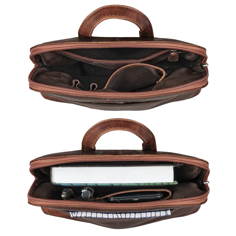 "Heidi" Eleganter Lederrucksack Damen Echtleder klein diebstahlsicher