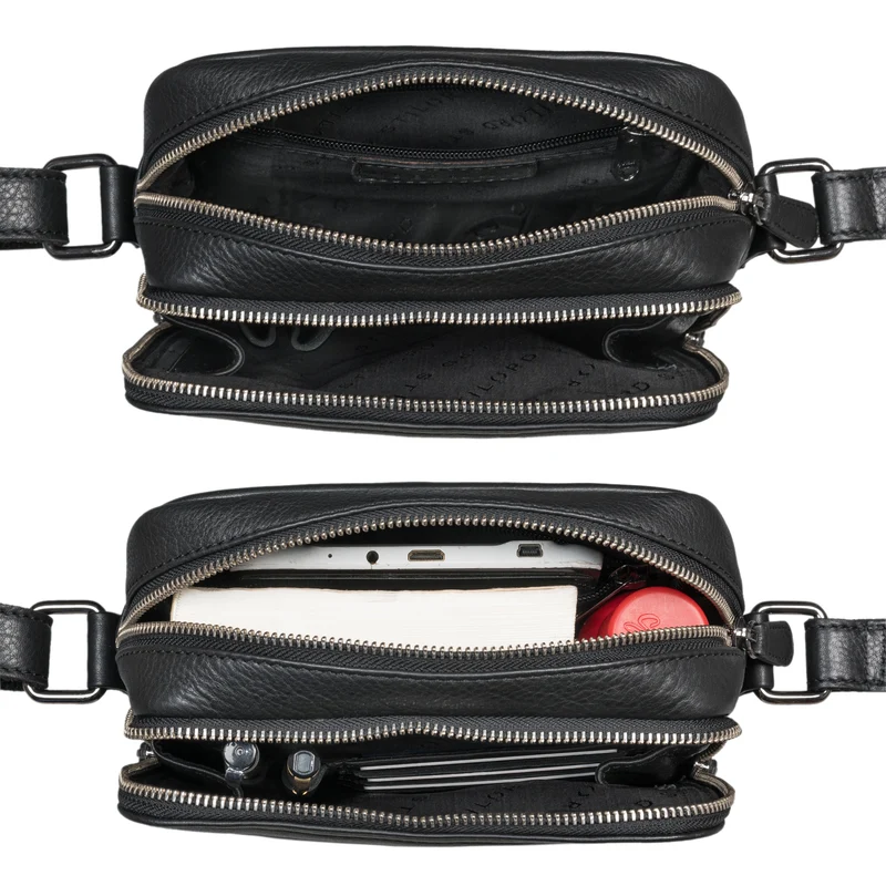 "Tobias" Kleine Herrenhandtasche Leder
