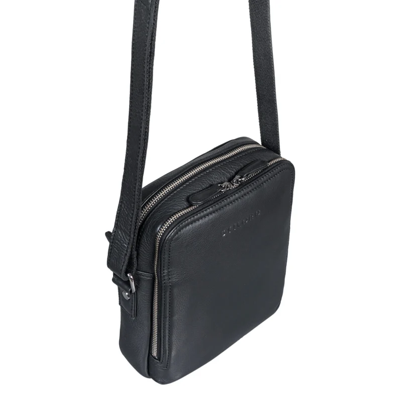 "Tobias" Kleine Herrenhandtasche Leder
