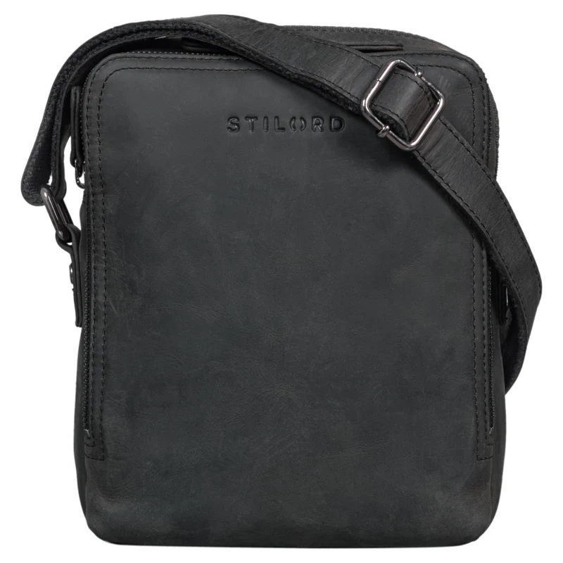 "Tobias" Kleine Herrenhandtasche Leder