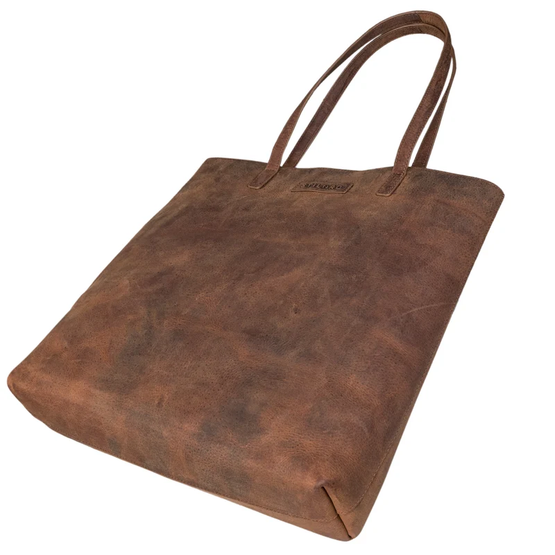 "Carlotta" Leder Shopper Tasche Damen Groß