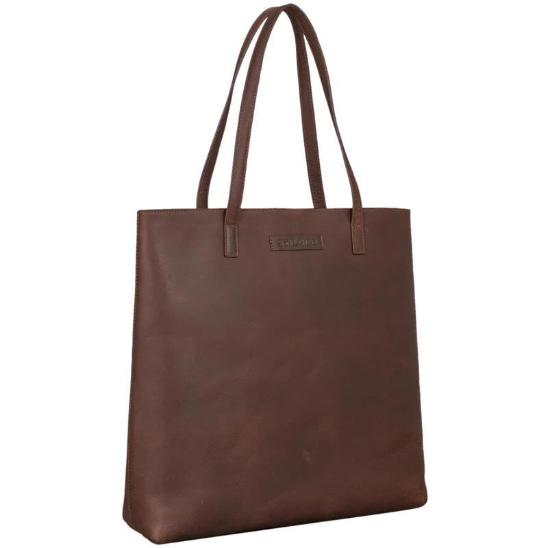 "Carlotta" Leder Shopper Tasche Damen Groß