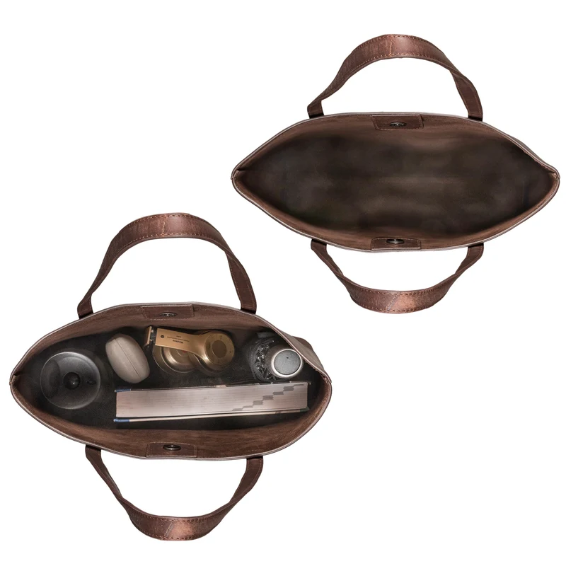 "Carlotta" Leder Shopper Tasche Damen Groß