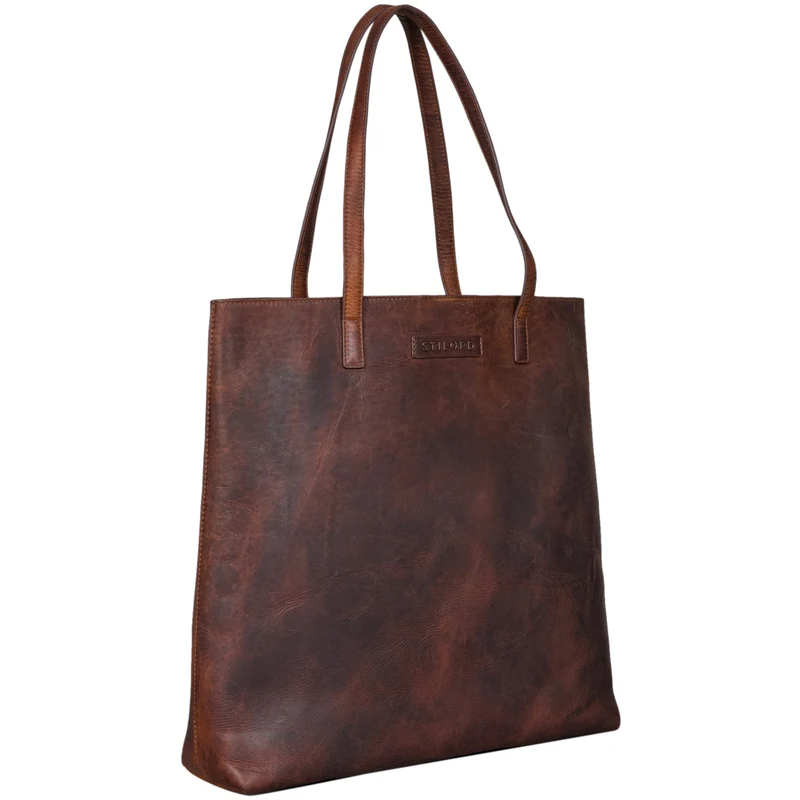 "Carlotta" Leder Shopper Tasche Damen Groß