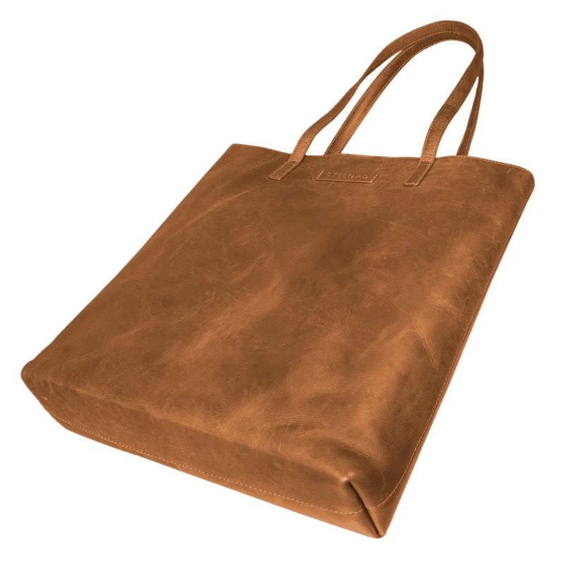 "Carlotta" Leder Shopper Tasche Damen Groß