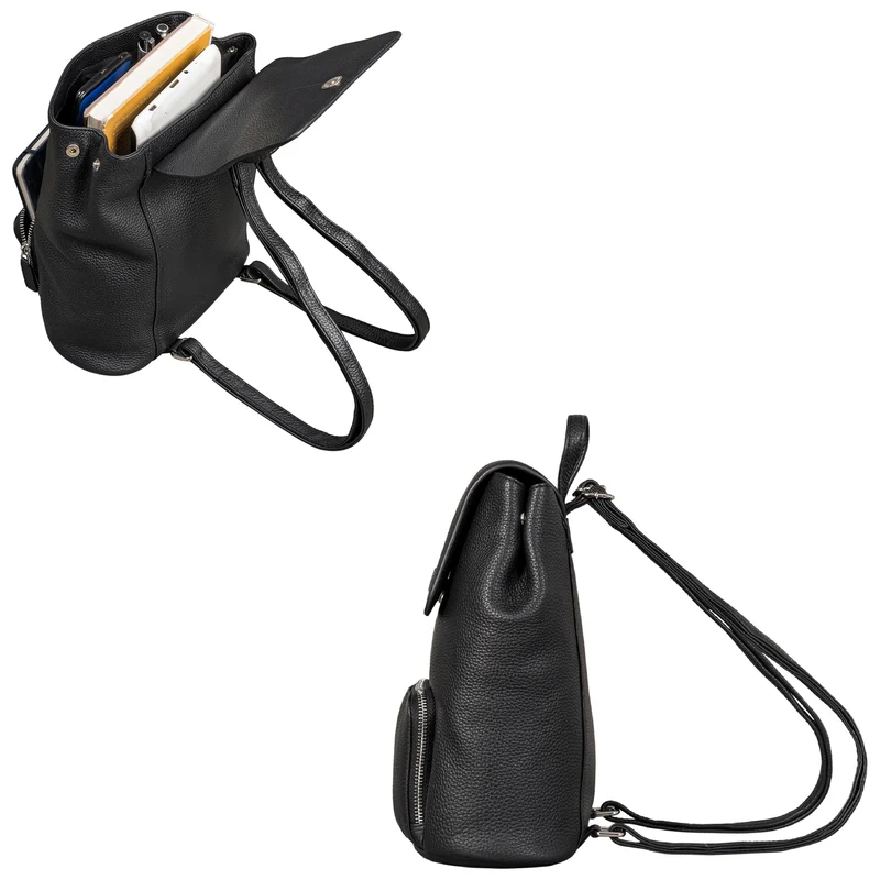 STILORD "Johanna" Kleiner Lederrucksack Damen Modern