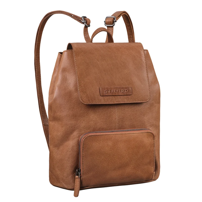 STILORD "Johanna" Kleiner Lederrucksack Damen Modern