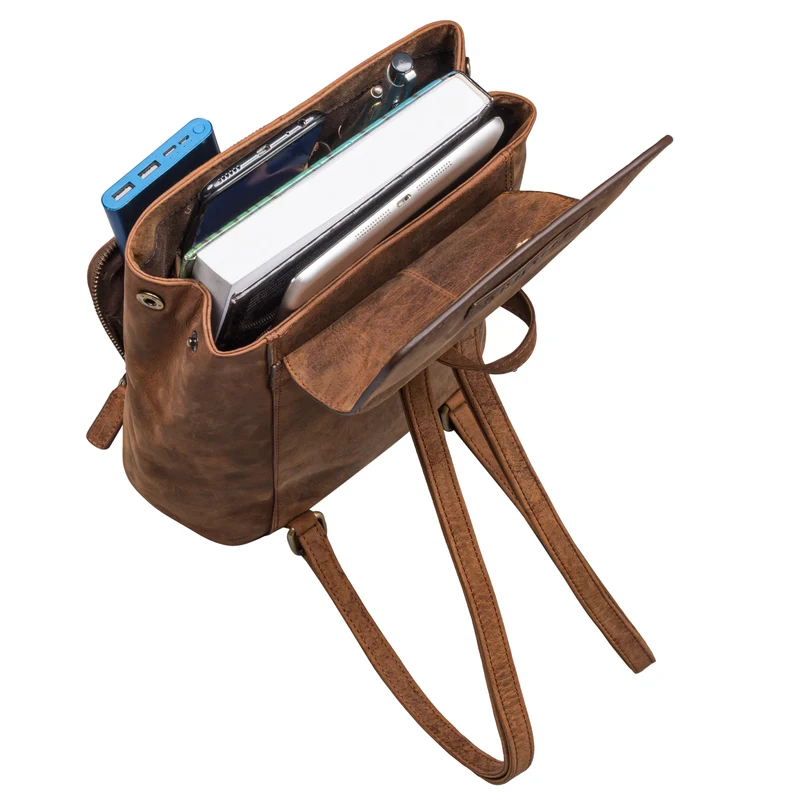 STILORD "Johanna" Kleiner Lederrucksack Damen Modern