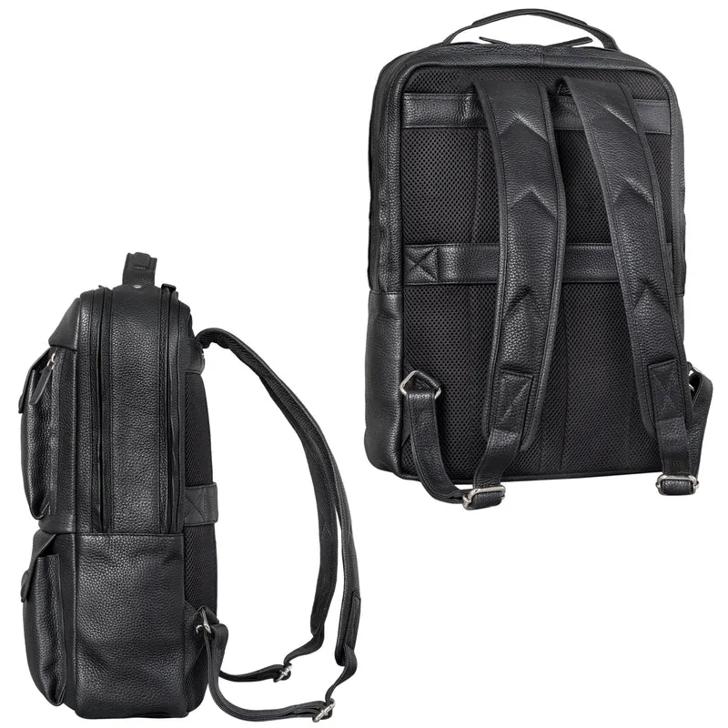 "Egon" Moderner Laptop Rucksack 15 Zoll Leder