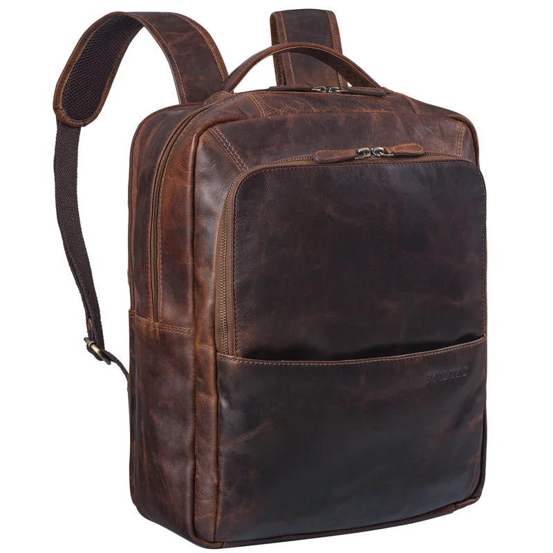 "Thomas" Leder Notebook Rucksack 17 Zoll