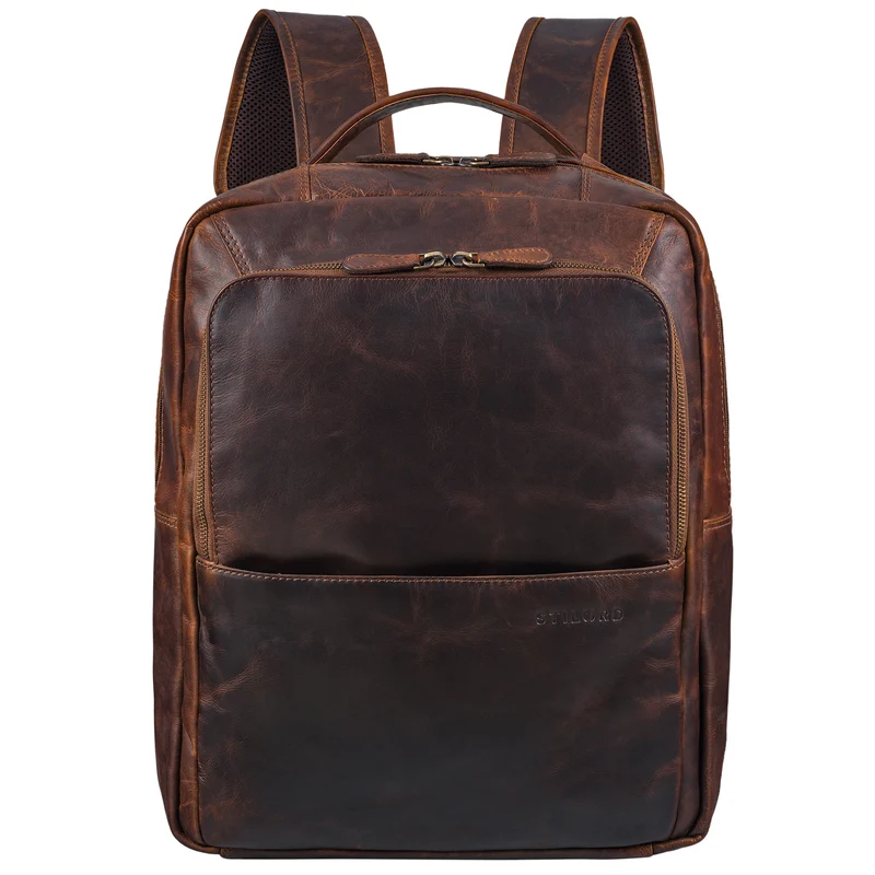 "Thomas" Leder Notebook Rucksack 17 Zoll