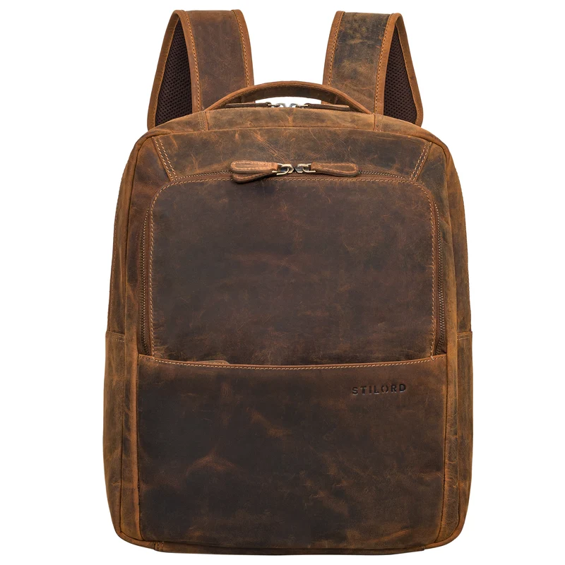 "Thomas" Leder Notebook Rucksack 17 Zoll