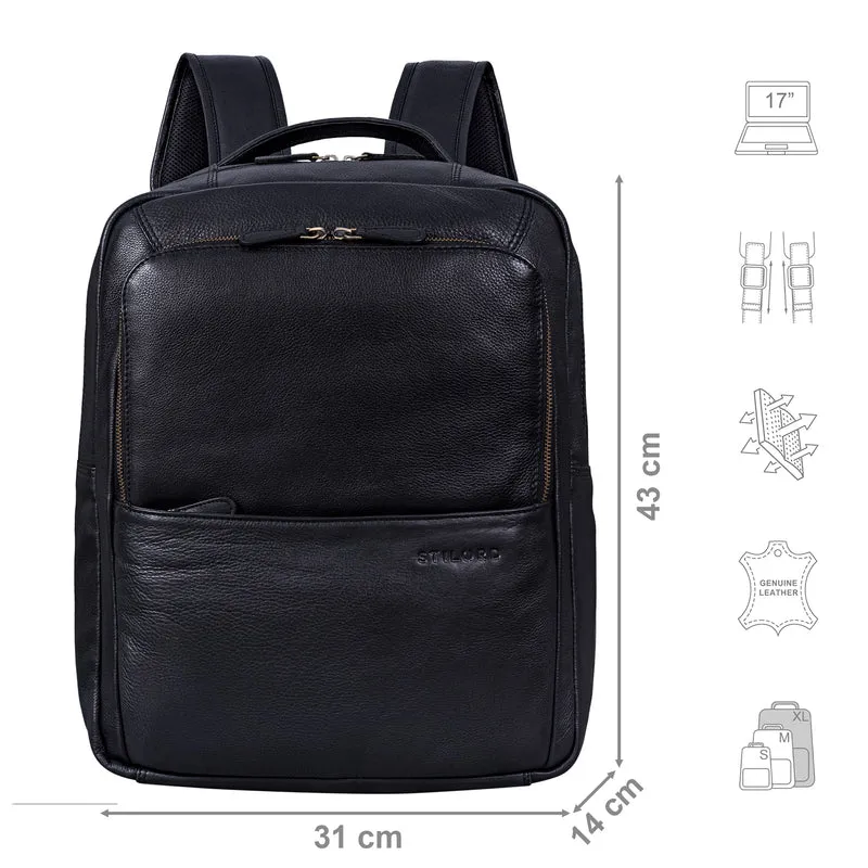 "Thomas" Leder Notebook Rucksack 17 Zoll