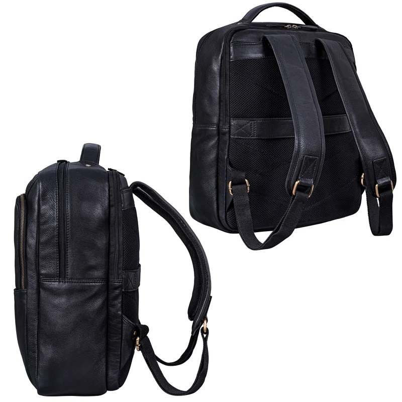 "Thomas" Leder Notebook Rucksack 17 Zoll