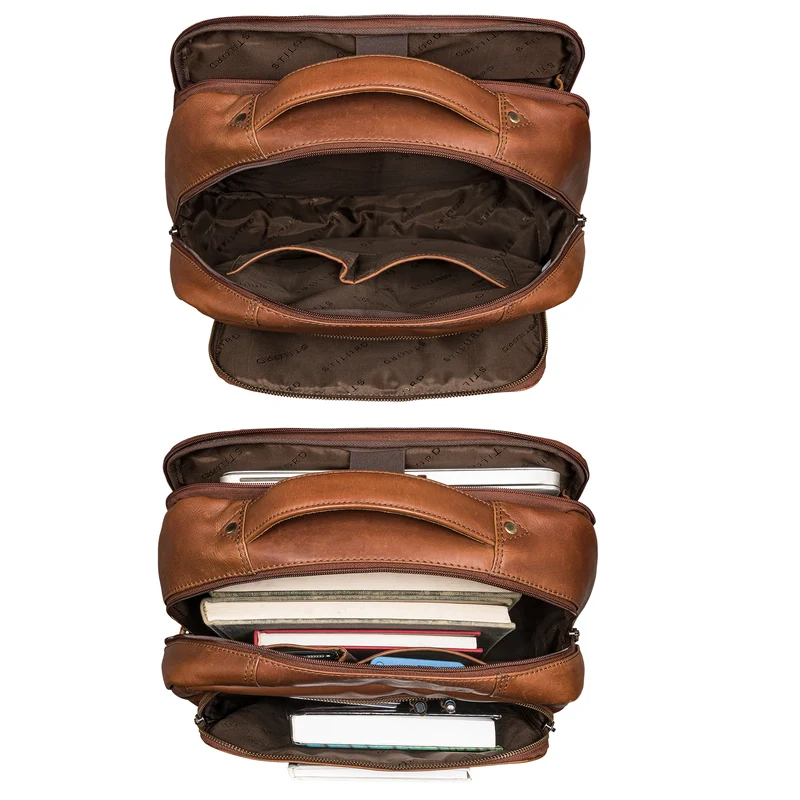 "Thomas" Leder Notebook Rucksack 17 Zoll