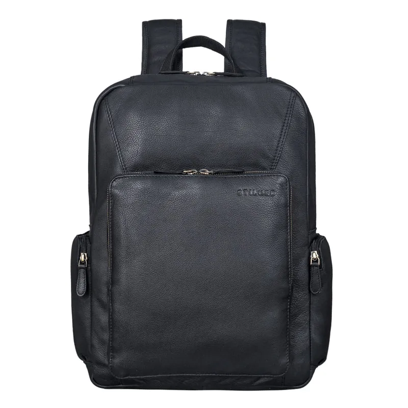 "Werner" Leder-Rucksack mit vielen Fächern Laptop-Fach 15 - 17 Zoll