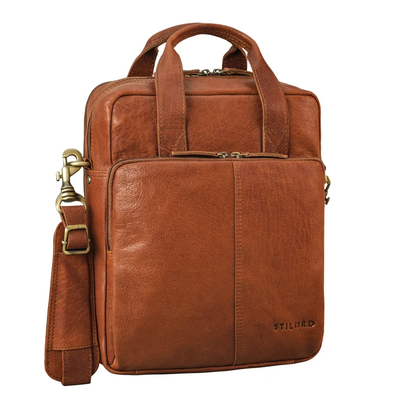 "Dave" Männer Tasche Leder Kompakt